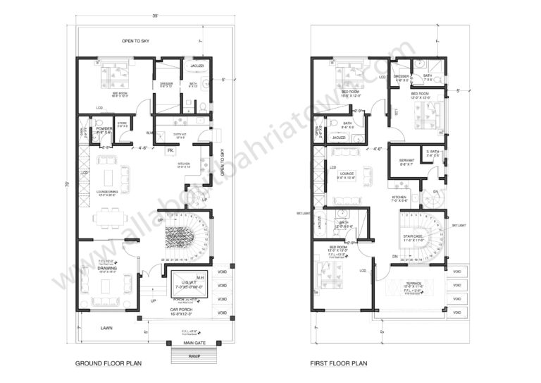 Bahria Town Karachi Layout / Elevations - Construction Cloud Estate