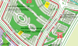 Bahria Town Karachi Maps Precinct 25 and 26